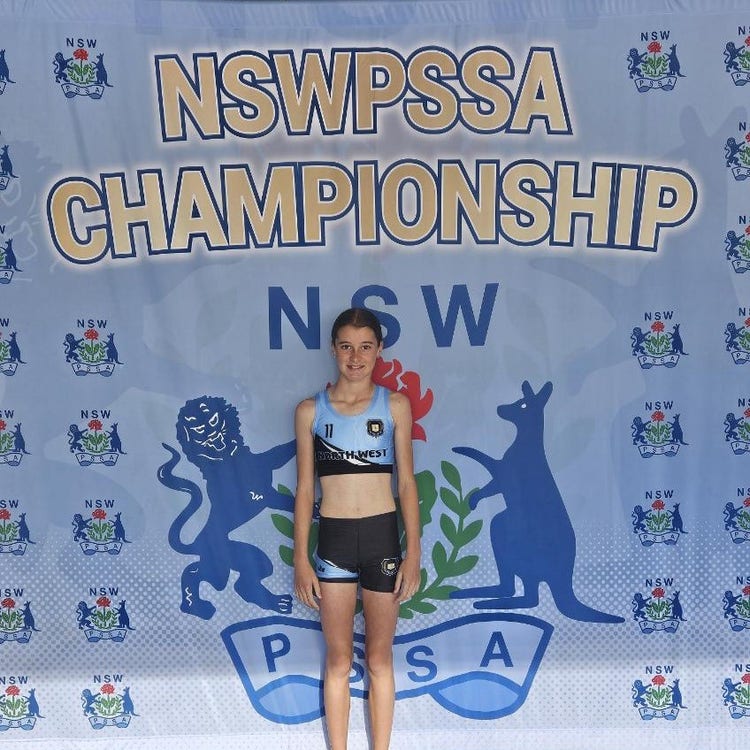 Student at NSW PSSA Championships